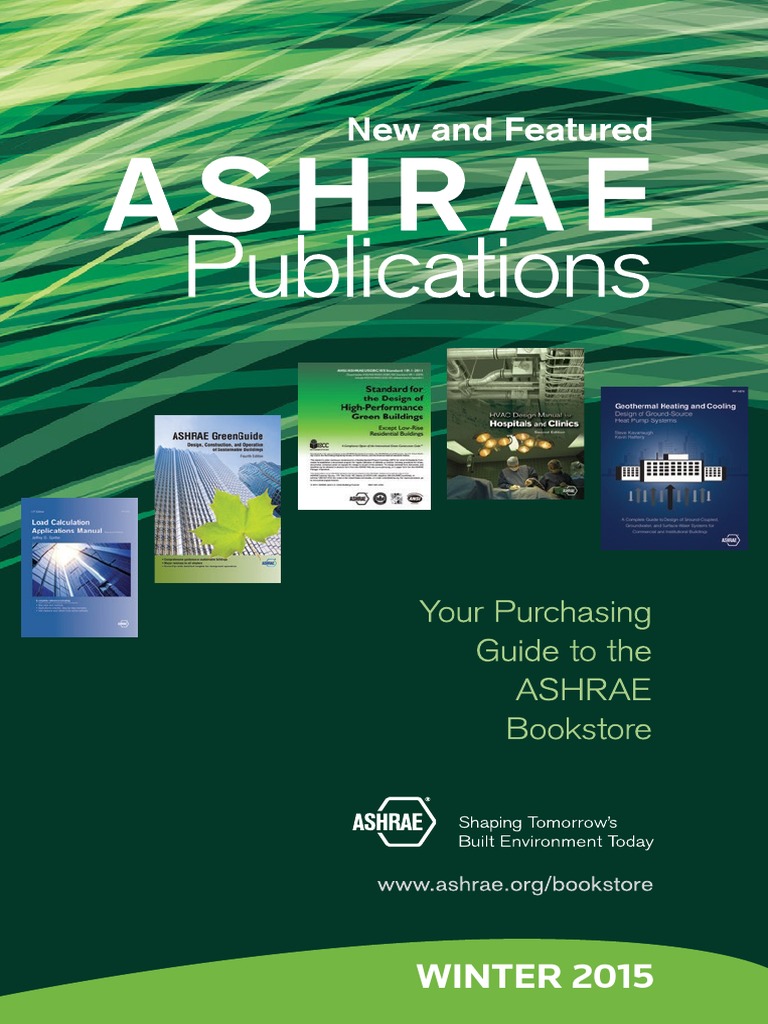 Ashrae Pubcatalog 2015winter | PDF | Ventilation (Architecture) | Green ...