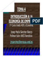 Tema 4 Intro Eco Empresa Ade y Economia