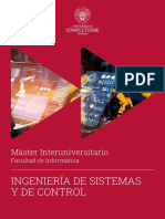 Ingeniería de Sistemas Y de Control: Máster Interuniversitario