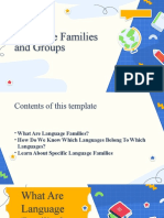 Language Families and Groups