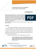 PEREIRA, Beatriz. Projetos de Extensão em Música e Suas Contribuições para A Formação e Atuação Profisisonal. 2018. ABEM