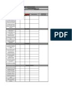 Formato de Check List Fresadora