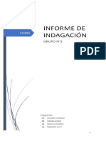 Informe de Indagación 2