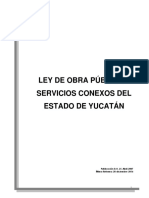 Ley de Obra Pública y Servicios Conexos de Yucatán