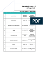 Matriz Letreros