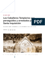 Los Caballeros Templarios Son Perseguidos y Arrestados Por La Santa Inquisición - History Latinoamérica