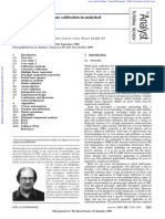 Introduction To Multivariate Calibration in Analytical