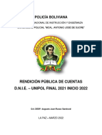 Informe de Rendicion Publica de Cuentas Final 2021 Inicial 2022 Unipol