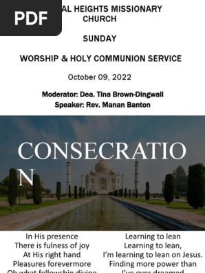  CHURCH PROGRAM