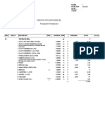 Presupuesto de materiales y mano de obra para construcción de oficina