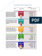 Fiche de Vocabulaire Activites Ludiques Liste de Vocabulaire - 104365