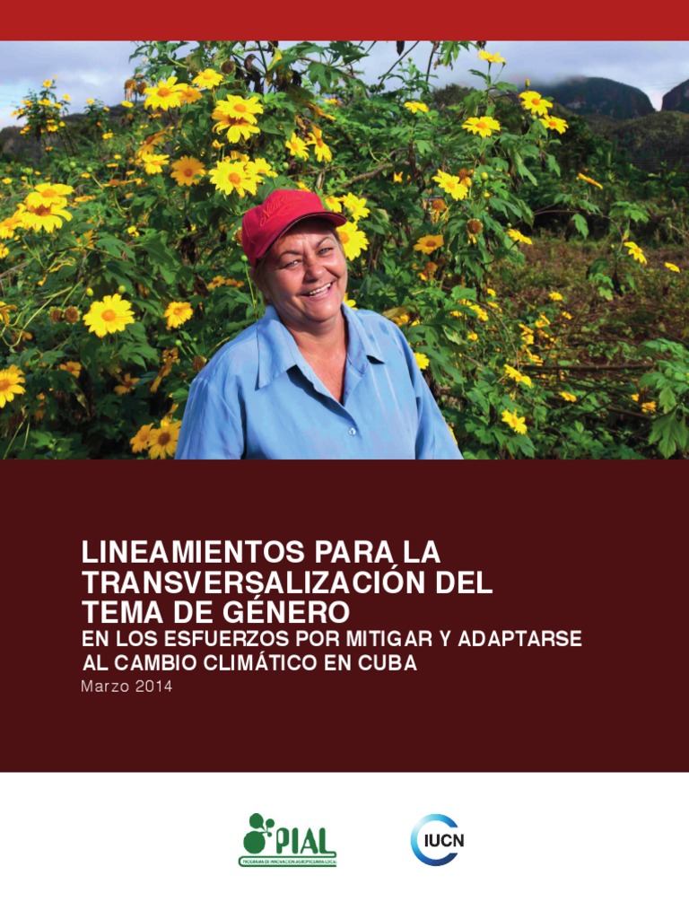 2014 - IUCN - Climate Change Gender Action Plan Cuba | PDF | Cuba