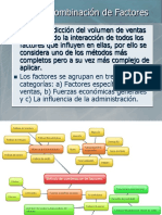 Método combinación factores ventas