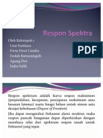 Respon Spektra Kel-1