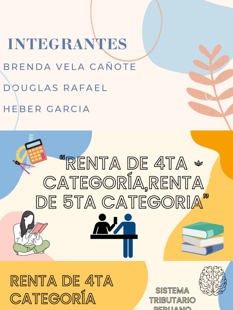 Renta de 4ta y 5ta | PDF | Impuestos | Impuesto sobre la renta