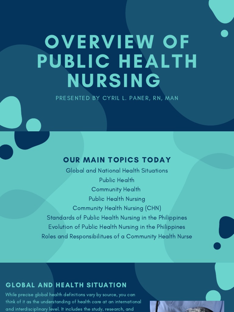 Overview of public health 1 pdf nursing health equity