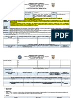 Microplanificación Curricular