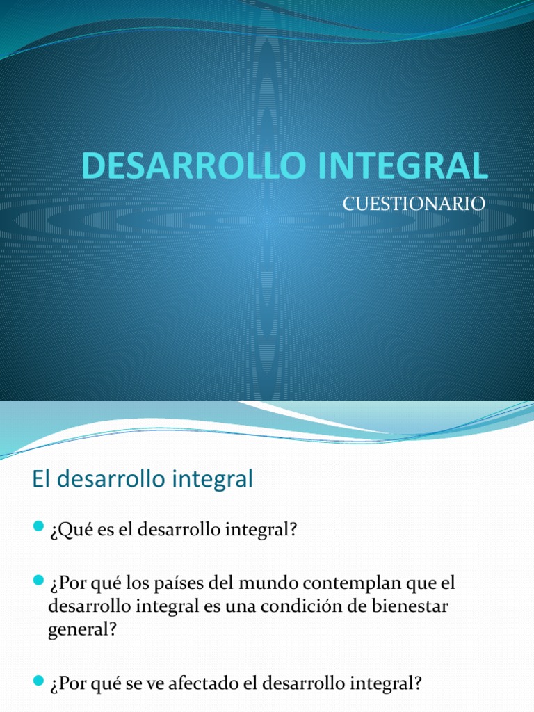 Claves del Desarrollo Integral | PDF
