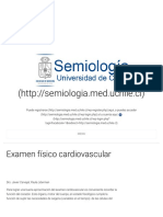 Examen Físico Cardiovascular - Semiología