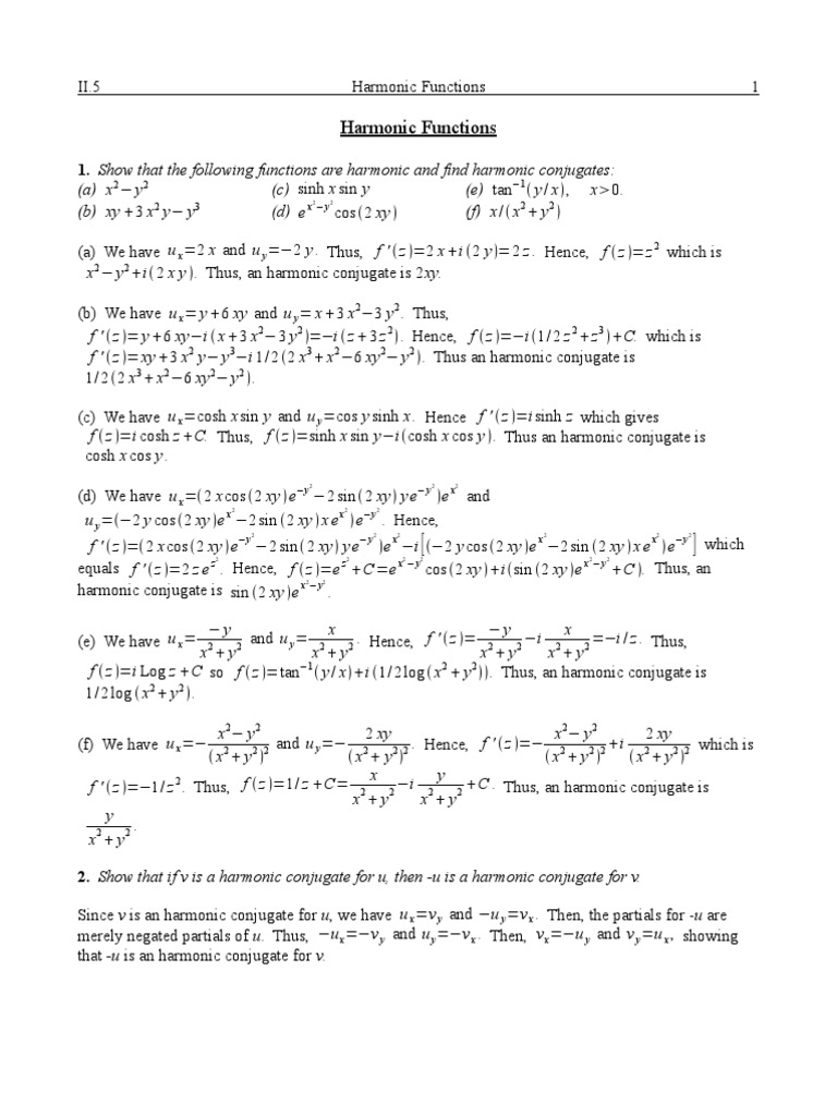 Complex Analysis Gamelin Ii 5 Problems And Solutions Derivative Trigonometric Functions