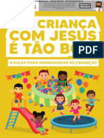 Ser Criança Com Jesus É Tão Bom