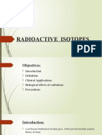 Radioactive Isotopes
