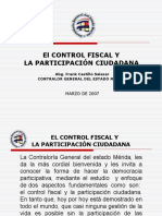 Ponencia Control Fiscal y Participación Ciudadana