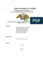 Minería - Informe Sobre Ejecucion Del Gasto Presupuestal PDF