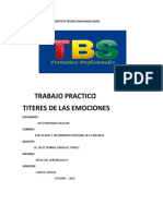 Titeres de Las Emociones