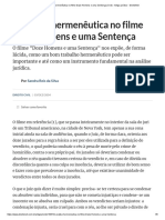 A Análise Hermenêutica No Filme Doze Homens e Uma Sentença (Civil) - Artigo Jurídico - DireitoNet