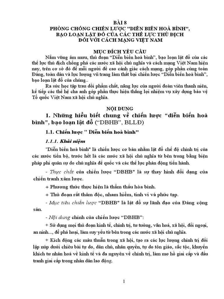 Bai 8 DBHB | PDF