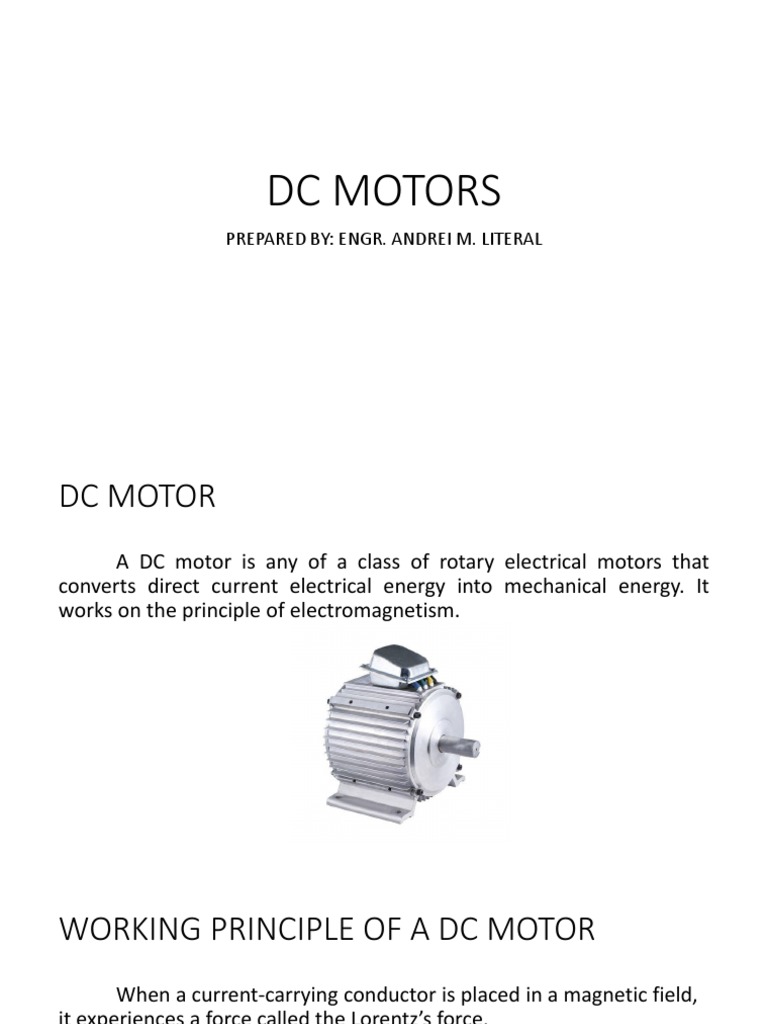 Dc Motors Manual Pdf | CONTROL DE MOTORES ELÉCTRICOS – CLIDM