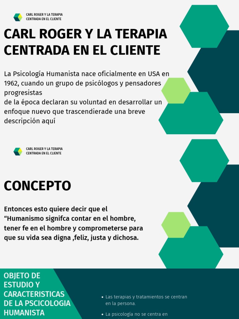 Carl Roger y La Terapia Centrada en El Cliente | PDF | Psicoterapia ...