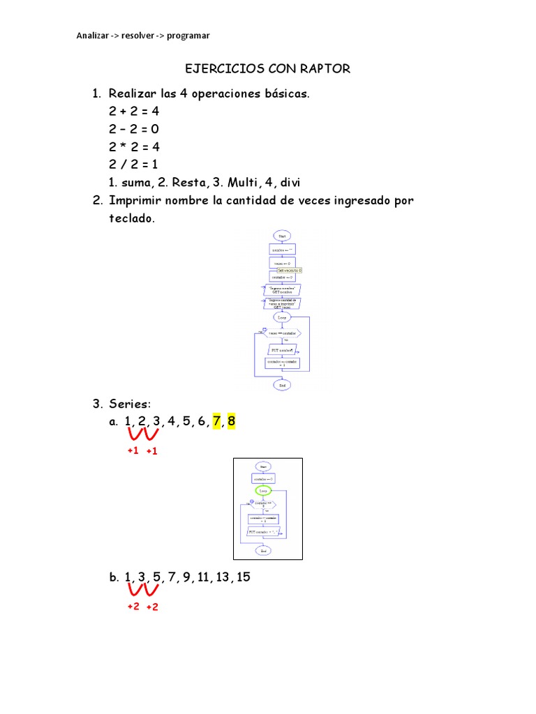 Idoc - Pub - Ejercicios Con Raptor | PDF | Algoritmos | Lenguaje de ...