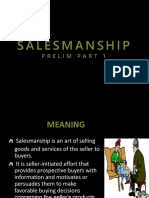 Salesmanship PDF