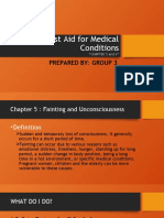 FA First Aid Chapters 5-6 Fainting Diarrhea