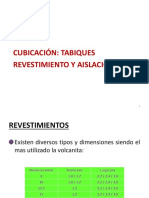 Cubicación Revestimiento y Aislación (Ejercicio Incluido)