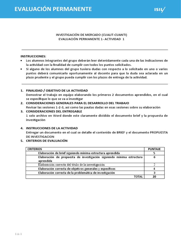 Evaluación Permanente 1 | PDF | Crecimiento personal y profesional
