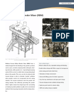 Vacuum Ribbon Blender Mixer (RBM)