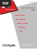 Download Service Manuel Lexmark x342n by robocop2000a SN60095636 doc pdf