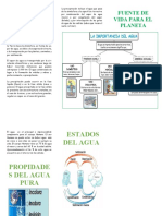 Triptico Del Ciclo Del Agua