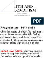 Faith and Pragmatism