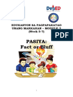 Module Pasiya Fact or Bluff For Certification Final