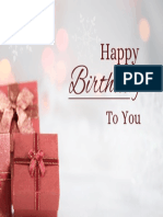 Happy birthday template (Poster (Landscape))