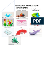 10 DIFFERENT DESIGN AND PATTERN OF ORIGAMI