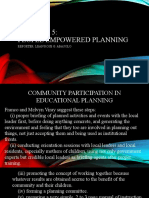 People Empowered Planning