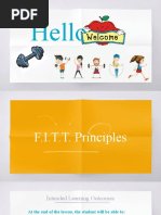 FITT Principles Program Design