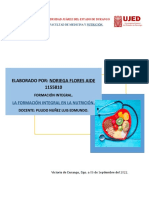 Formación Integral en La Nutrición