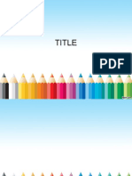 PPT Template pencils