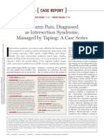 Forearm Pain, Diagnosed As Intersection Syndrome, Manage by Taping: A Case Series.